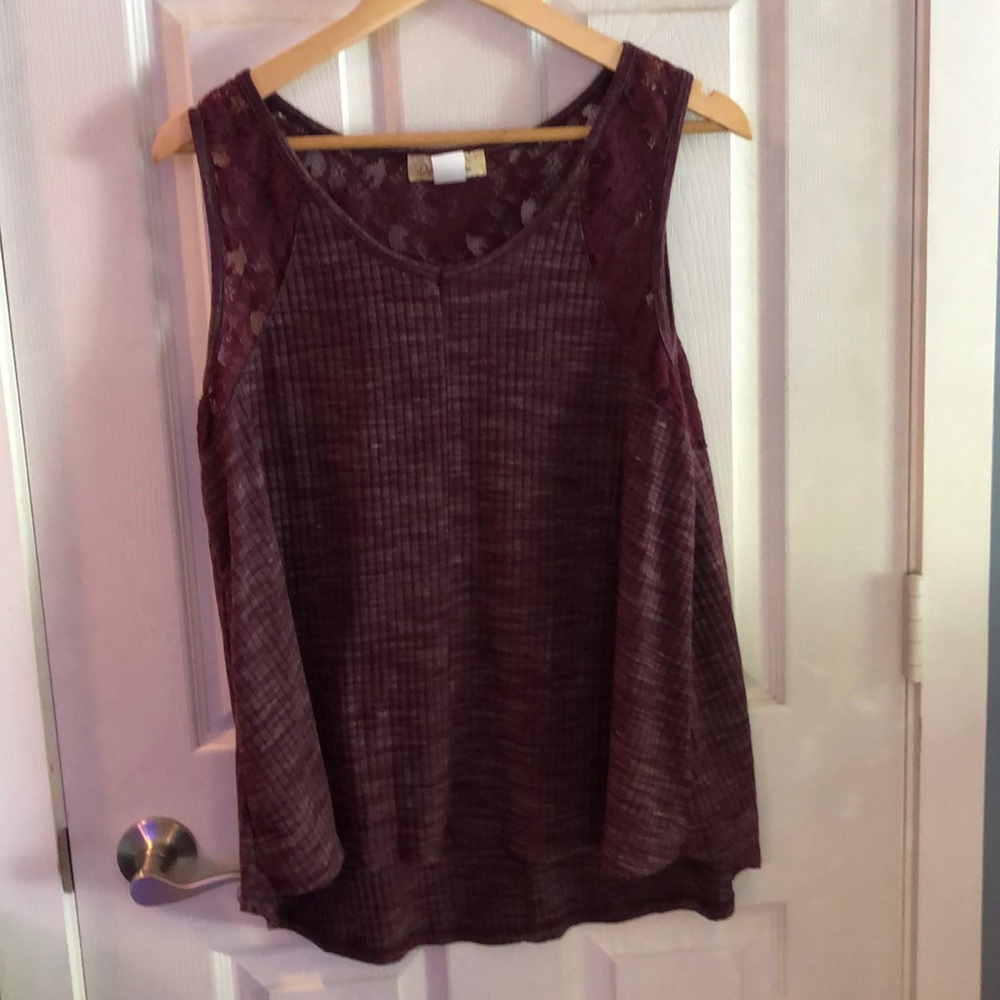 Purple tank top